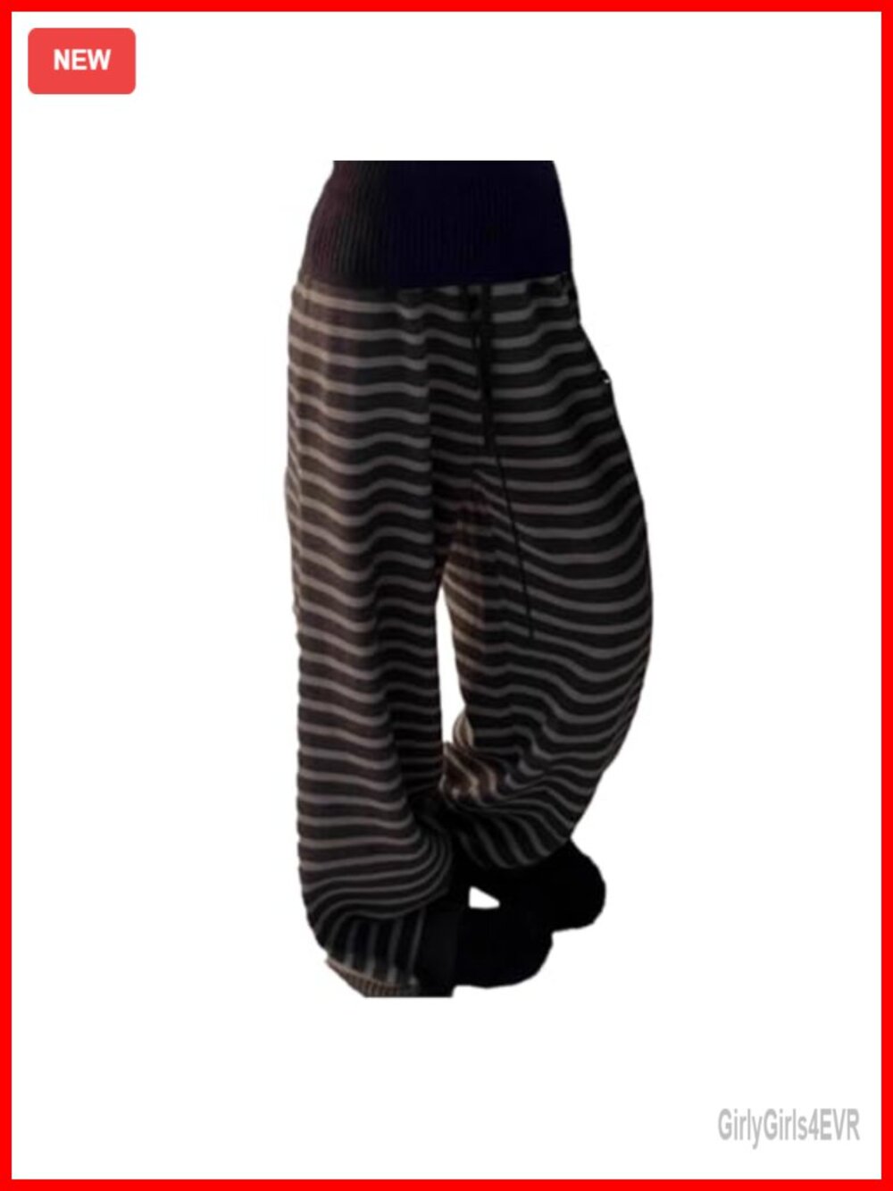 Striped Wide Leg Lounge Pants